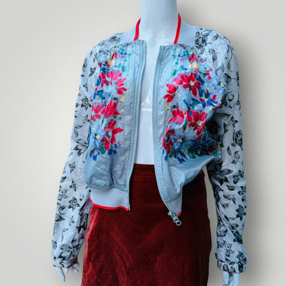 Adidas x Stella McCartney floral bomber / m (3918975333900116622)