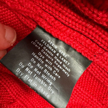 TWENTY SEVEN NAMES / red ribbed jumper in cotton / s (3919062564823244489)