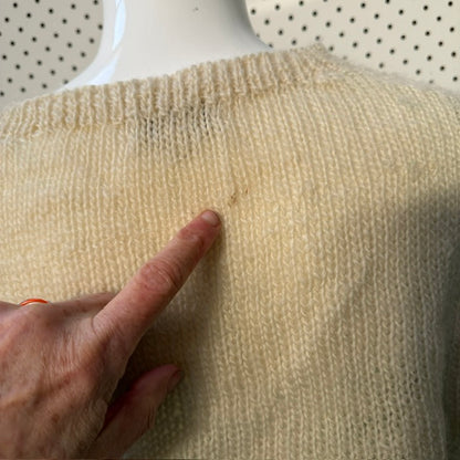 PEOPLE TREE / 100% wool hand knit / s (3919247182848697130)