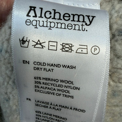 ALCHEMY / merino alpaca roll neck jumper / s (3919247221069547182)