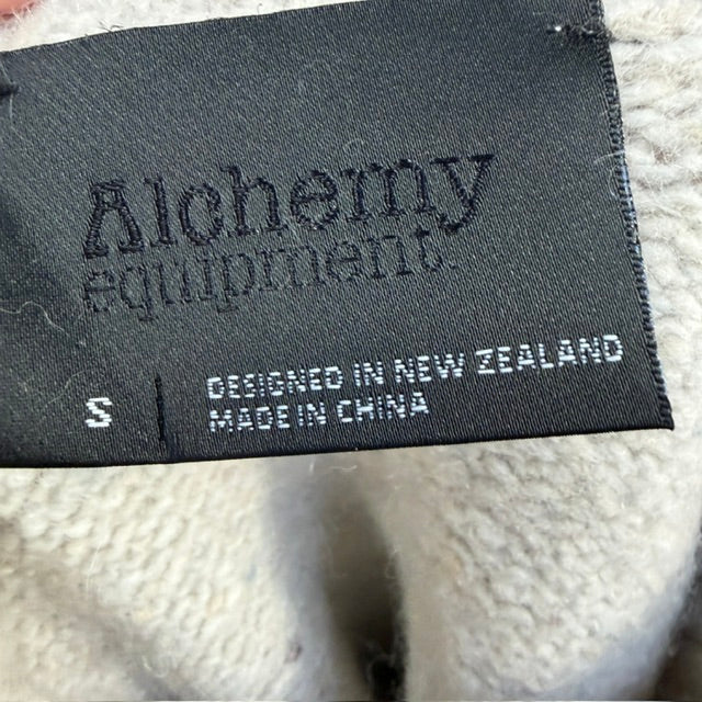 ALCHEMY / merino alpaca roll neck jumper / s (3919247222522970656)