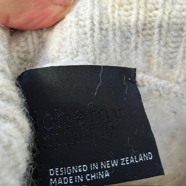 ALCHEMY / merino alpaca roll neck jumper / s (3919247224403406760)