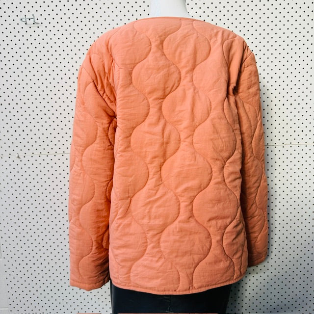 OASIS / quilted jacket / apricot / L (3919247232439534117)