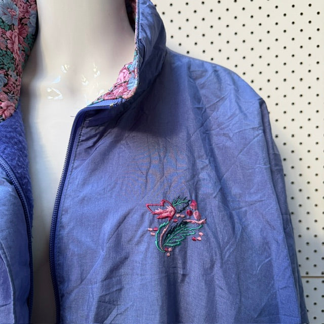 1990s vintage / NORTHERN SUN / lavender windbreaker / XL / made in canada (3919247243044953116)
