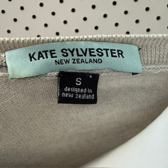 KATE SYLVESTER / merino cardigan / s (3919247257945489450)