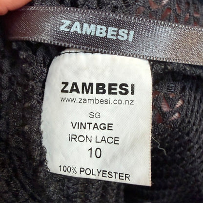 ZAMBESI / 'vintage' / reversible lace top / s (3919247264869623449)