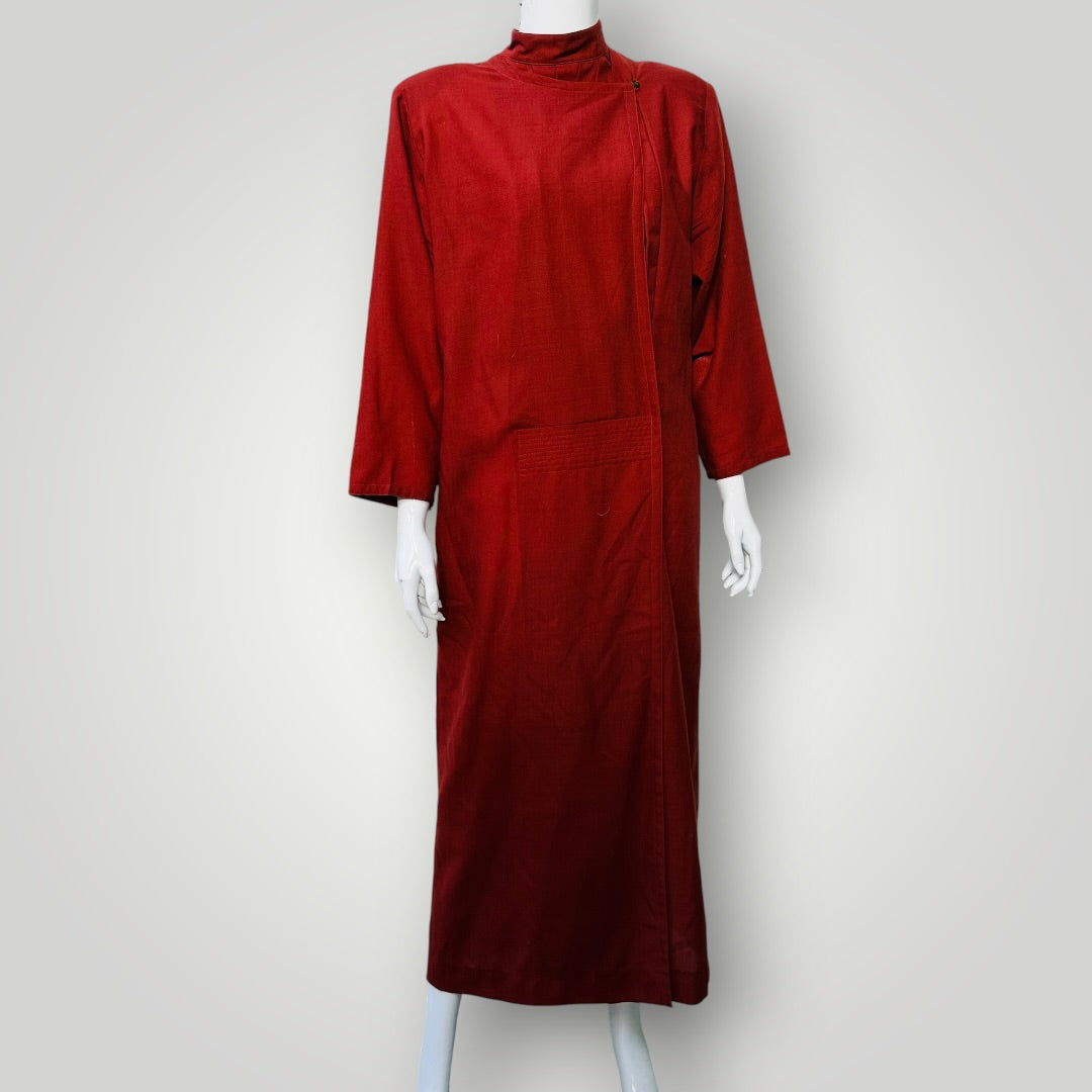 1990s nz vintage / ROSARIA HALL / wool maxi dress / s (3919247839545803918)