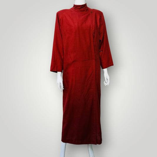 1990s nz vintage / ROSARIA HALL / wool maxi dress / s (3919247839545803918)