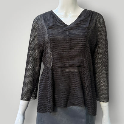 ZAMBESI / 'vintage' / reversible lace top / s (3919247848024799282)