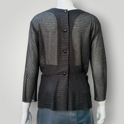 ZAMBESI / 'vintage' / reversible lace top / s (3919247850332419452)