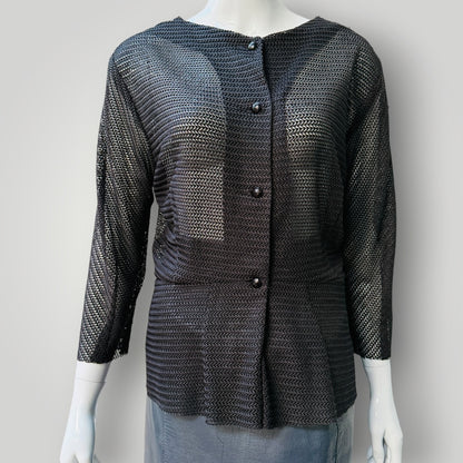 ZAMBESI / 'vintage' / reversible lace top / s (3919247852070954147)