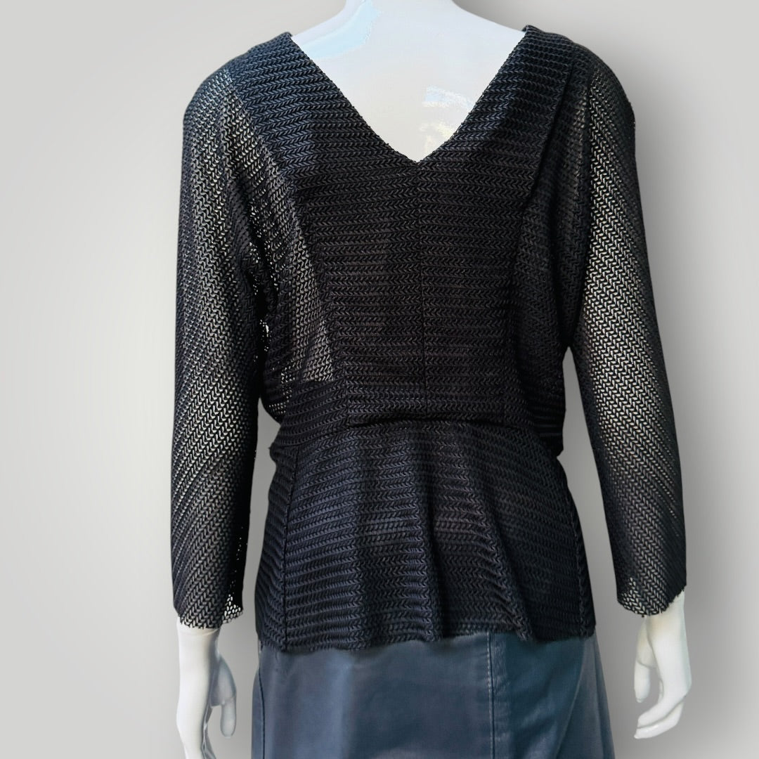 ZAMBESI / 'vintage' / reversible lace top / s (3919247854001907380)