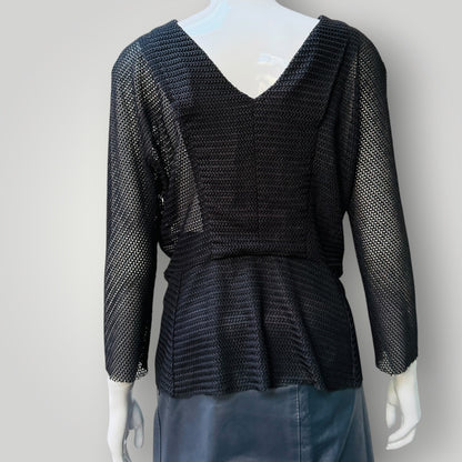 ZAMBESI / 'vintage' / reversible lace top / s (3919247854001907380)