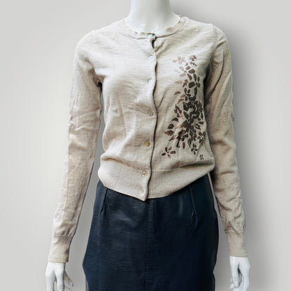 KATE SYLVESTER / merino cardigan / s (3919247857681240949)