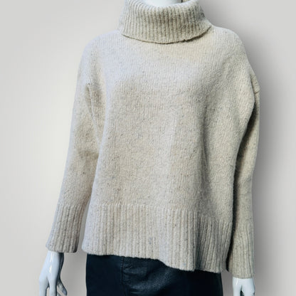ALCHEMY / merino alpaca roll neck jumper / s (3919247870472994634)