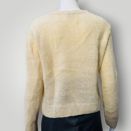 PEOPLE TREE / 100% wool hand knit / s (3919247890378228718)