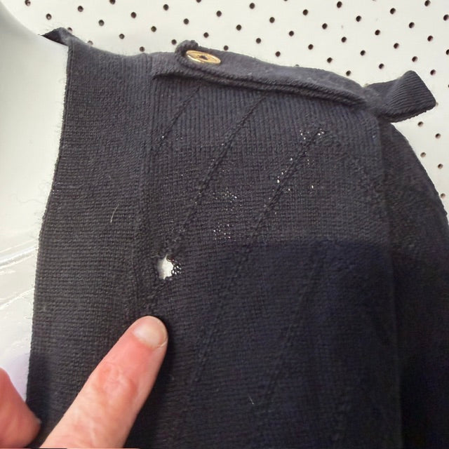 KATE SYLVESTER / epaulet merino cardigan / s (3919490267419155096)