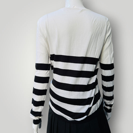 SASS + BIDE / striped top with metal robot / s (3919490754875701013)