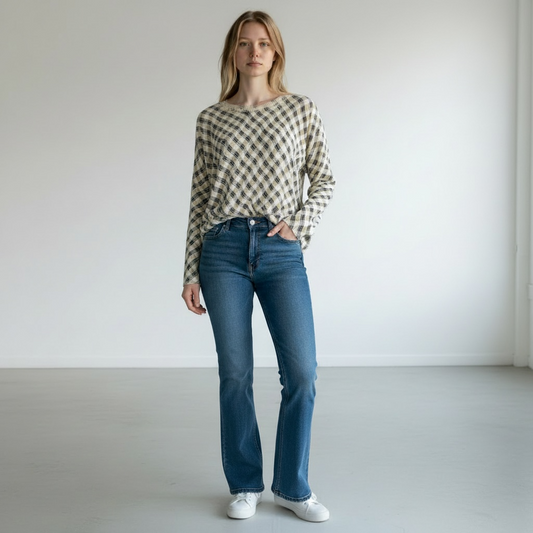 SASS BIDE / black white gold geometric top / s (3919495863818796280)
