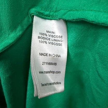MAX / kelly green silky maxi dress / 16 (3919577351678578199)