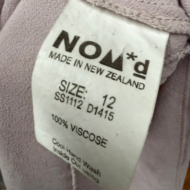 NOM*D / dusky pink classic dress / 12 (3919577371622464387)