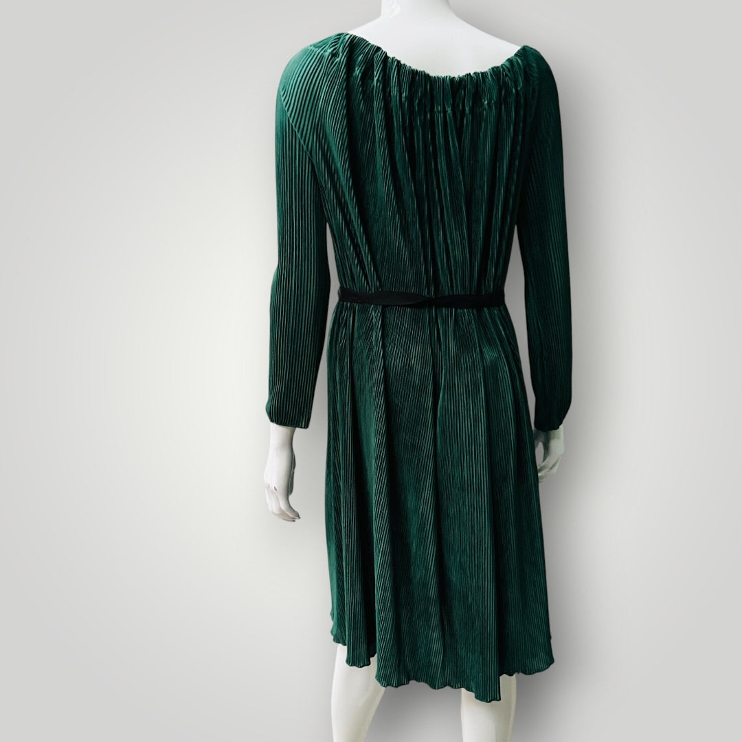 KATE SYLVESTER / green dress / s (3919579036577314924)