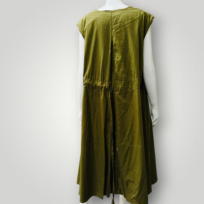 KOWTOW / notebook dress / moss green / m (3919579042560519143)