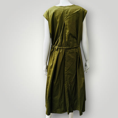KOWTOW / notebook dress / moss green / m (3919579044114043701)