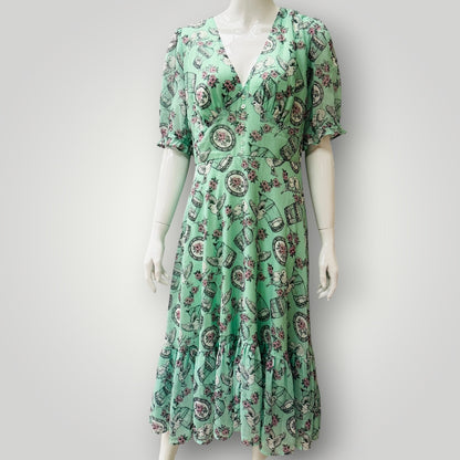 HELL BUNNY / willow sparro print dress / 12 (3919579064529319246)