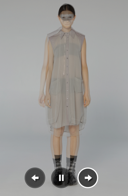 NOM*D / linen mix dress or jacket / 16 (3919582029749549536)