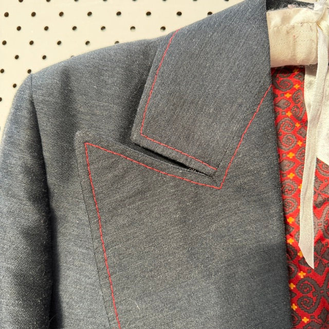 1960s or 1970s nz vintage / His Lordships / flamboyant 3 piece wool suit / S (3919663009621804996)