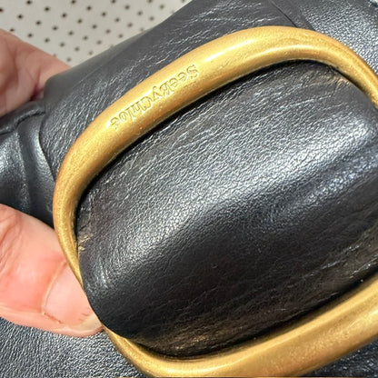 See By Chloé / Benares / black leather high-top sneakers / 39 (3919745872471828558)