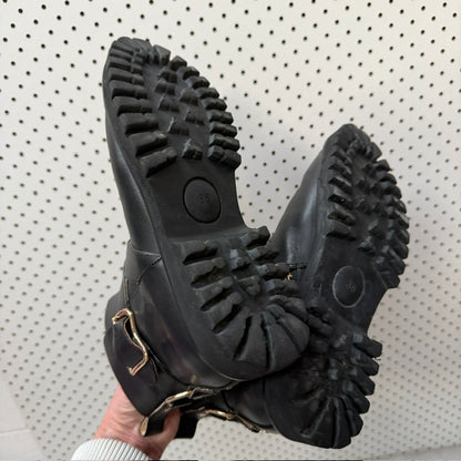 KATHRYN WILSON / flat leather ankle boots / 38 (3919745901055368031)