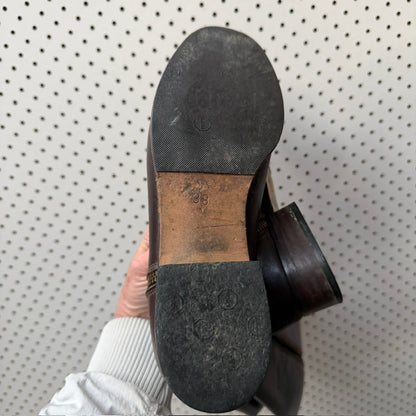 MINNIE COOPER / full length leather boots / 38 (3919745927147762855)