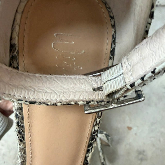 WITTNER / snakeskin leather heels / 38 (3919745945224674240)