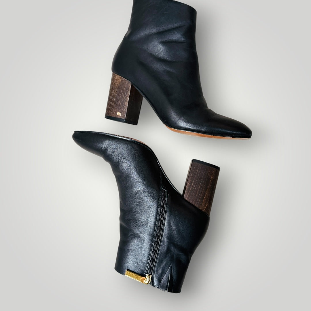 KATHRYN WILSON / leather ankle boots / 38 (3919746150048645199)