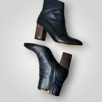 KATHRYN WILSON / leather ankle boots / 38 (3919746150048645199)