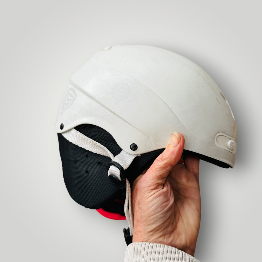 BURTON / youth-sized R.E.D. Skycap ski and snowboard helmet + goggles / M/L (3919746176387455765)