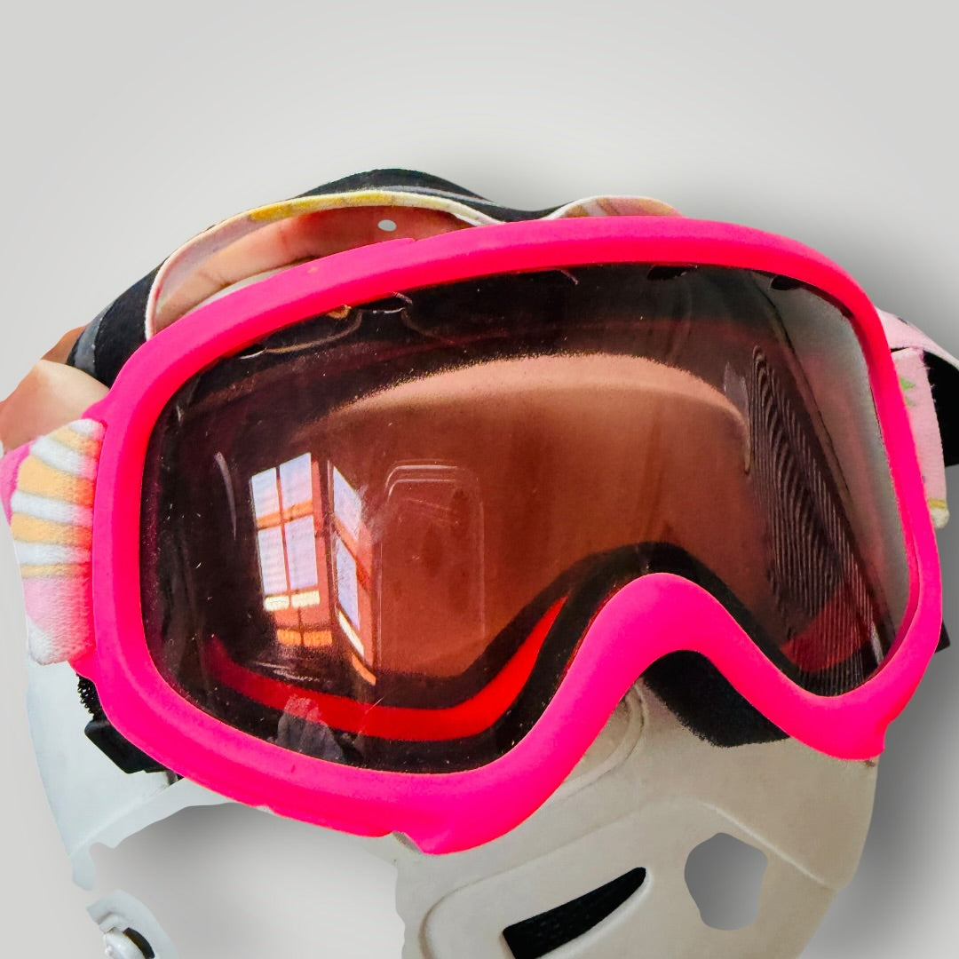 BURTON / youth-sized R.E.D. Skycap ski and snowboard helmet + goggles / M/L (3919746177927180548)