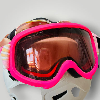 BURTON / youth-sized R.E.D. Skycap ski and snowboard helmet + goggles / M/L (3919746177927180548)