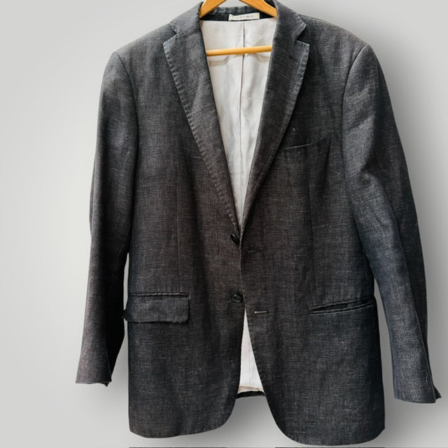 ZARA MAN / linen mix blazer / 50 (L) (3920092861282772545)