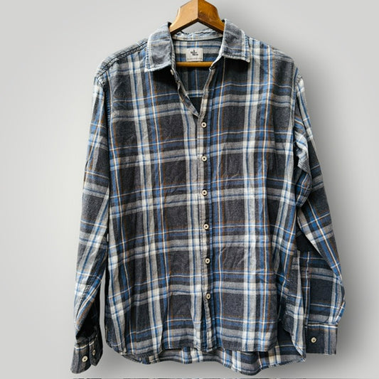 3 wise men / plaid cotton shirt / 42 (3920092884409967984)