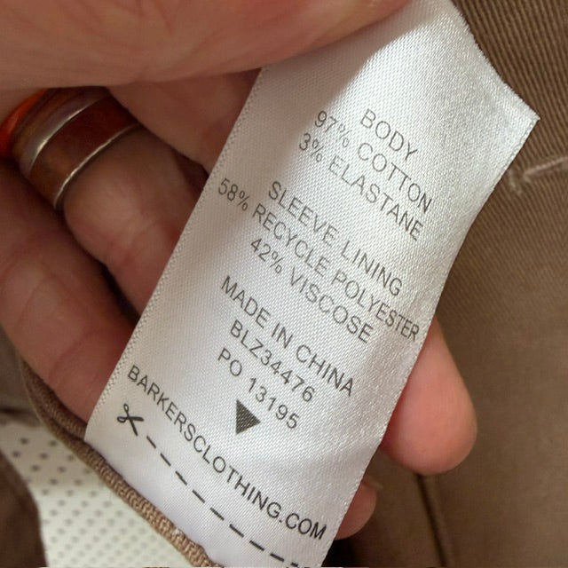 BARKERS / classic unstructured blazer / XXL (3920092971274675360)
