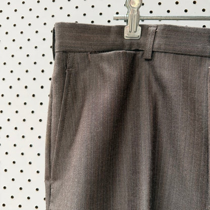 1970s/80s vintage / Stafford Ellinson / brown 2-Piece Suit / L (3920093043302940016)