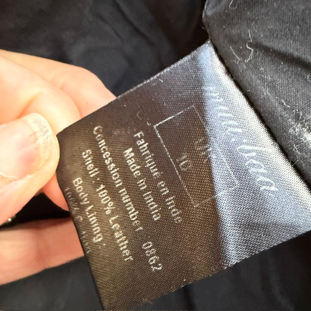 SABATINI /MUUBAA / soft black leather jacket / 10 (3920179223043551875)