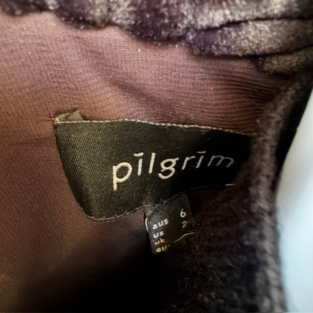 PILGRIM / faux fur jacket / s (3920179241519871364)
