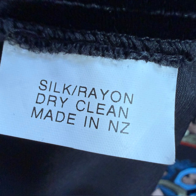 Y2k nz vintage / HONEY CHILD / silk velvet dress / 10 (3920179303916822039)