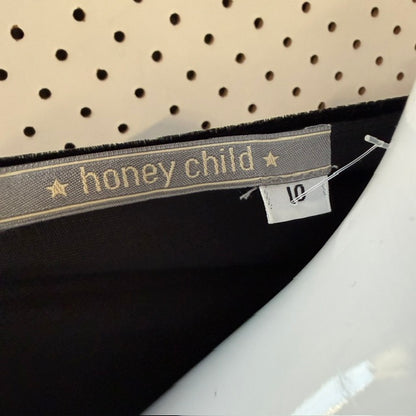 Y2k nz vintage / HONEY CHILD / silk velvet dress / 10 (3920179307599997965)