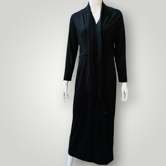 LIAM / merino maxi dress with belt / s (3920179603500253145)