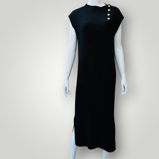 COUNTRY ROAD / ribbed merino maxi dress / S (3920179610067103218)